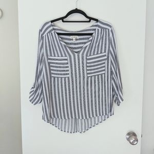 faith and joy Striped Blouse